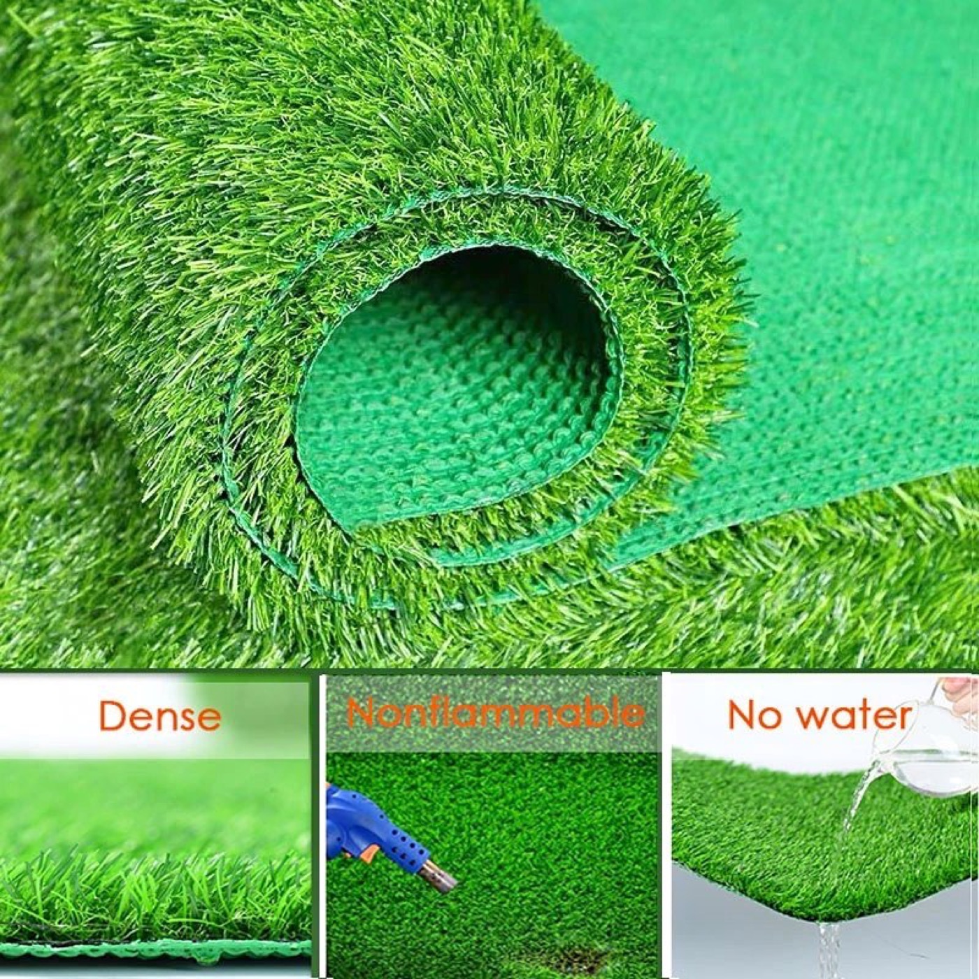 Artificial Turf Rolls — 6.5 × 16.4 ft